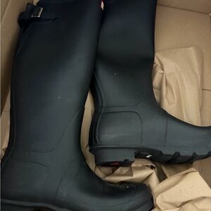 Black Hunter Tall Rain Boots